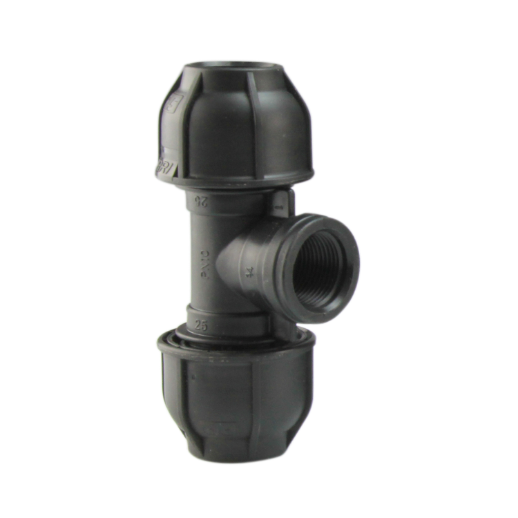 PP Compression Fittings Female Tee