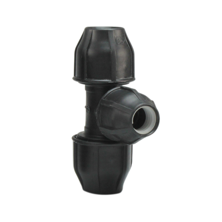PP Compression Fittings Tee Reducer
